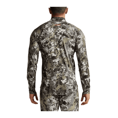 SITKA CORE MIDWEIGHT ZIP-T - ELEVATED II - BACK VIEW