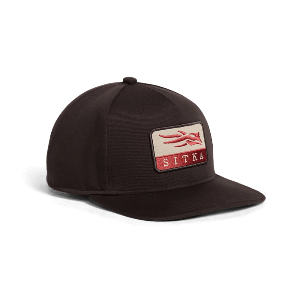 SITKA CREST PATCH HI PRO SNAPBACK EARTH FRONT VIEW