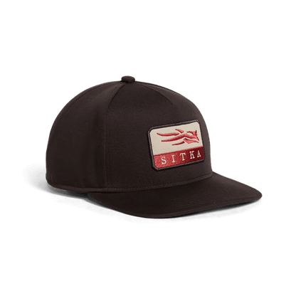 SITKA CREST PATCH HI PRO SNAPBACK EARTH FRONT VIEW