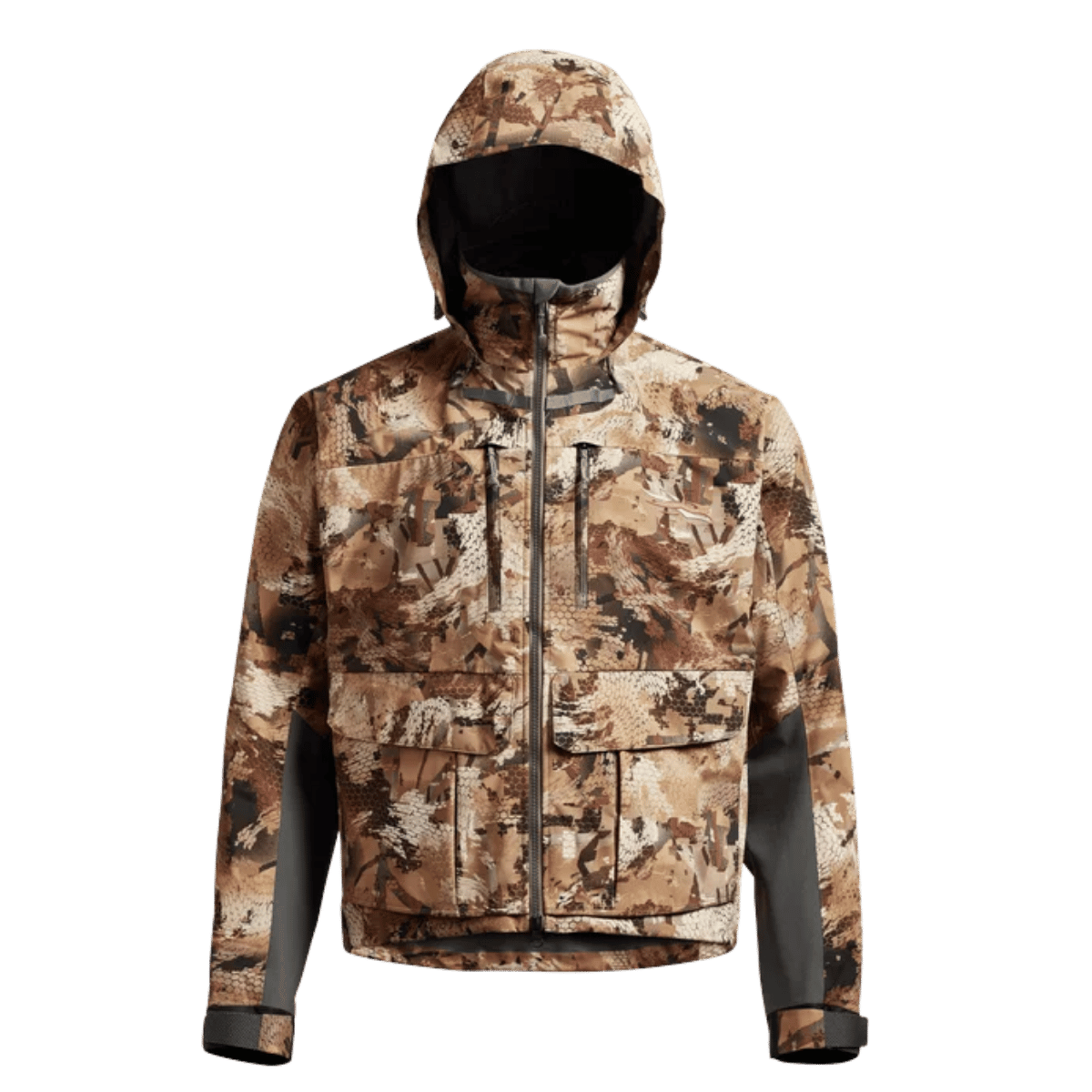 SITKA DELTA PRO WADING JACKET - WATERFOWL MARSH - FRONT VIEW