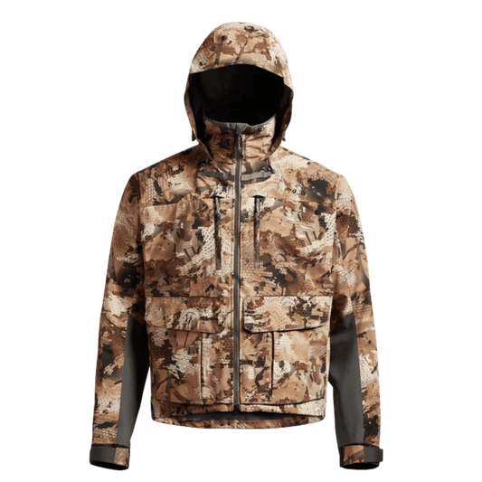 SITKA DELTA PRO WADING JACKET - WATERFOWL MARSH - FRONT VIEW