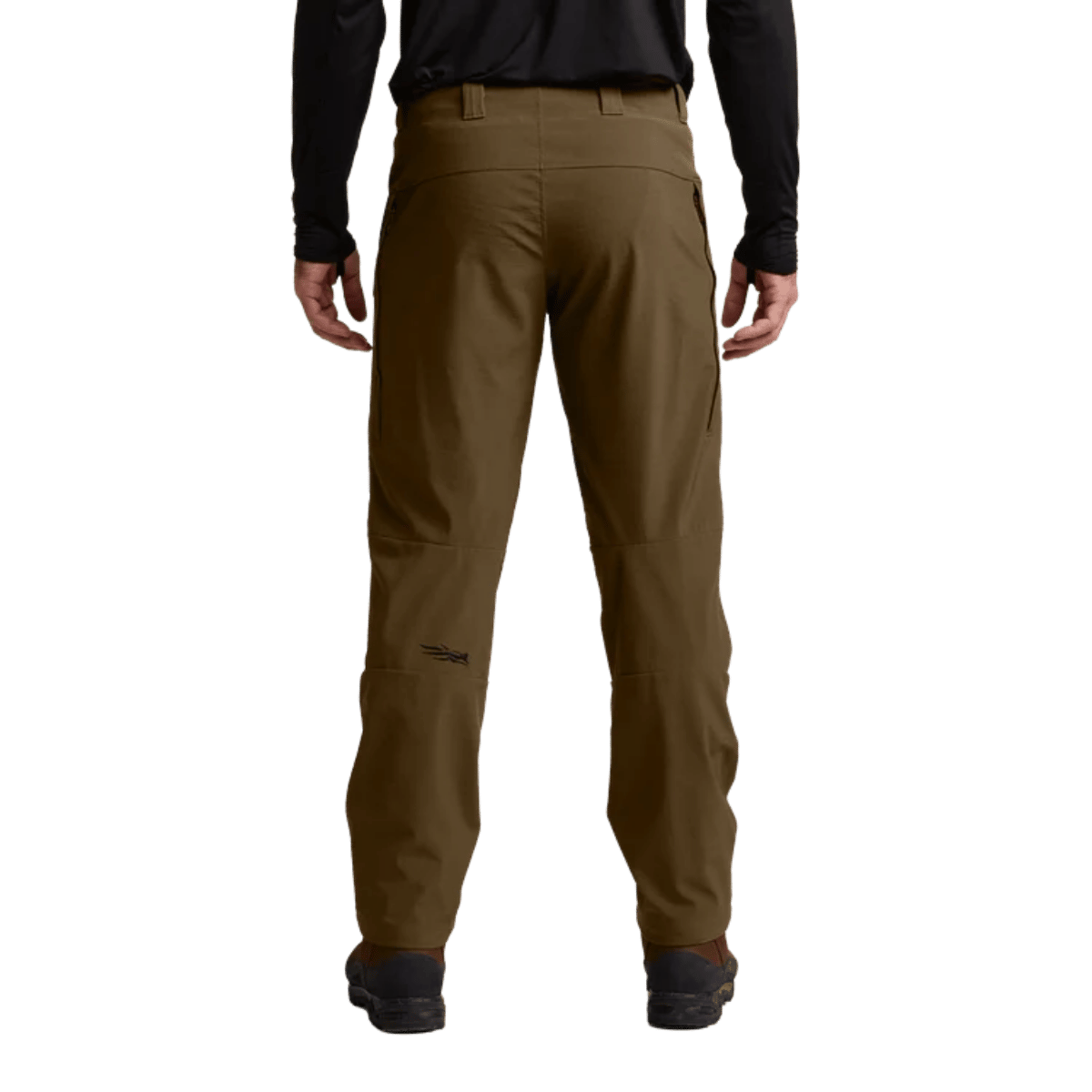 SITKA EQUINOX GUARD PANT - COYOTE_2 - BACK VIEW (ON MODEL)