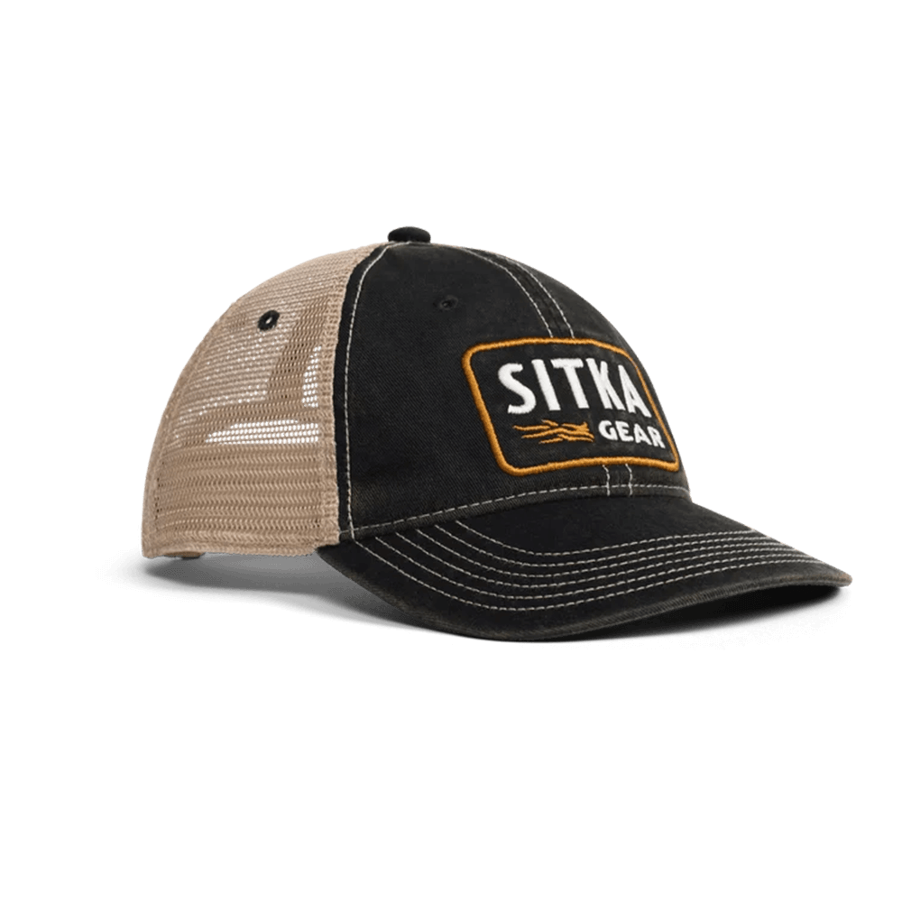 SITKA HERITAGE PATCH VINTAGE TRUCKER - SITKA BLACK
