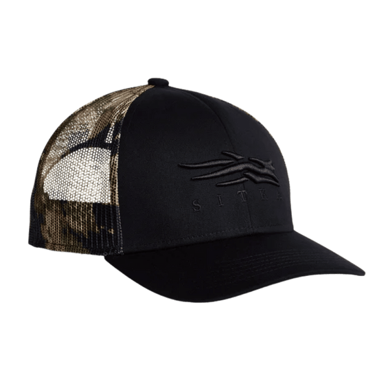 SITKA ICON ELEVATED II MID PRO TRUCKER HAT - SITKA BLACK