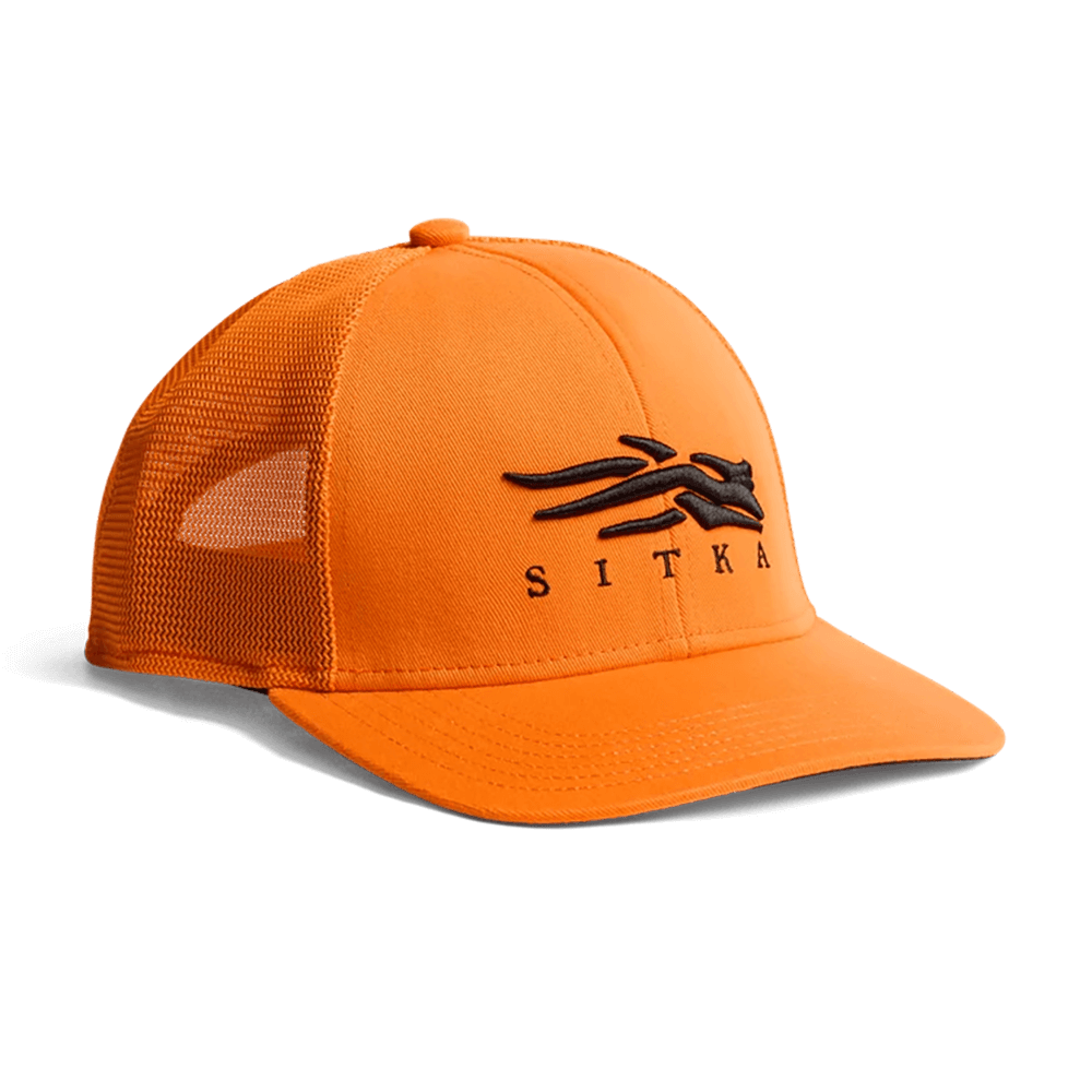 SITKA ICON FLEX MID PRO TRUCKER HAT ULTRA ORANGE