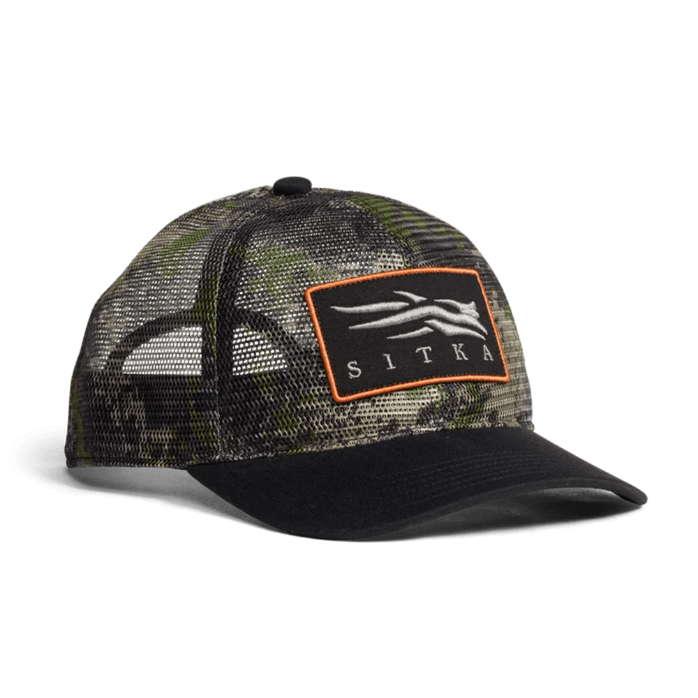 ICON OPTIFADE MESH MID PRO TRUCKER HAT BLACK COVER