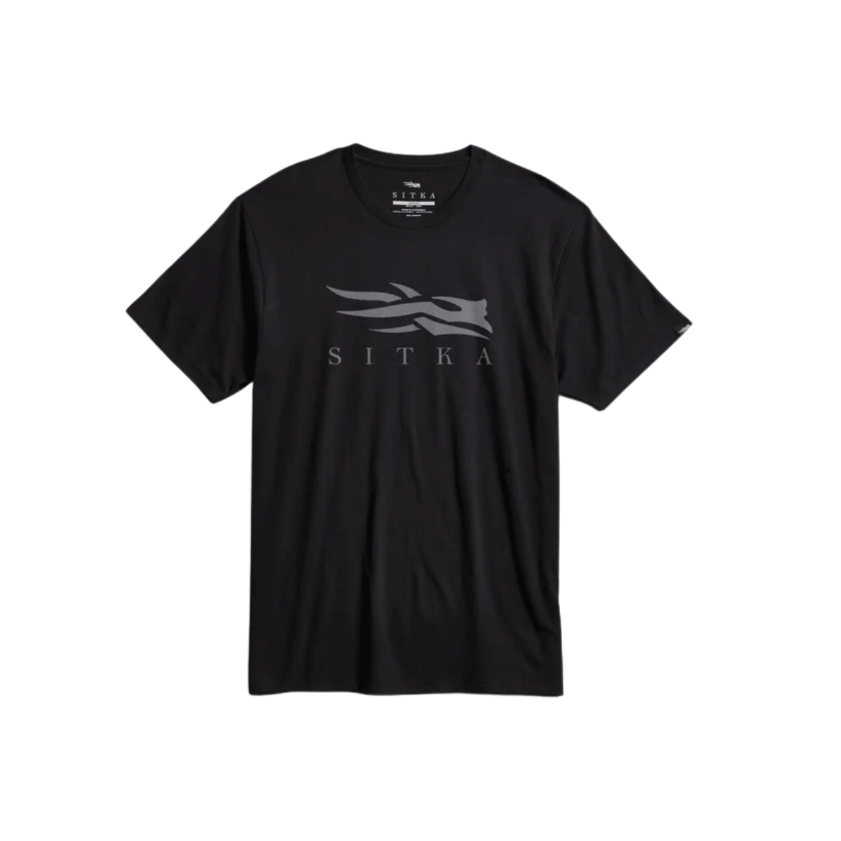 SITKA ICON SHORT SLEEVE TEE - BLACK CHARCOAL