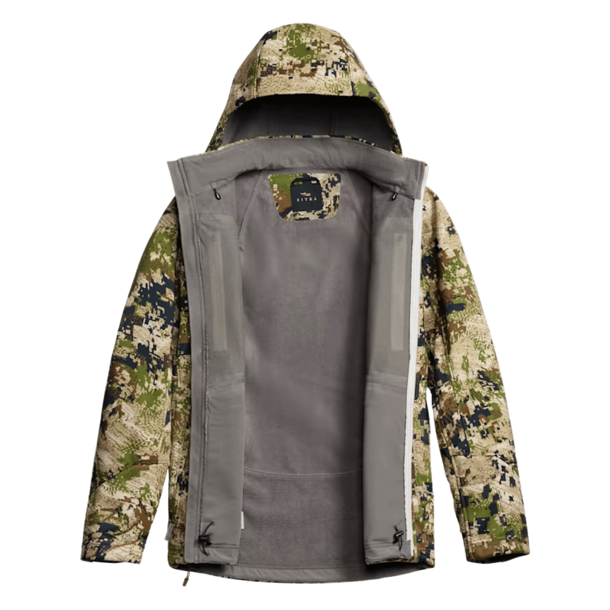 SITKA JETSTREAM JACKET - OPTIFADE SUBALPINE_1 - INSIDE/OPEN VIEW