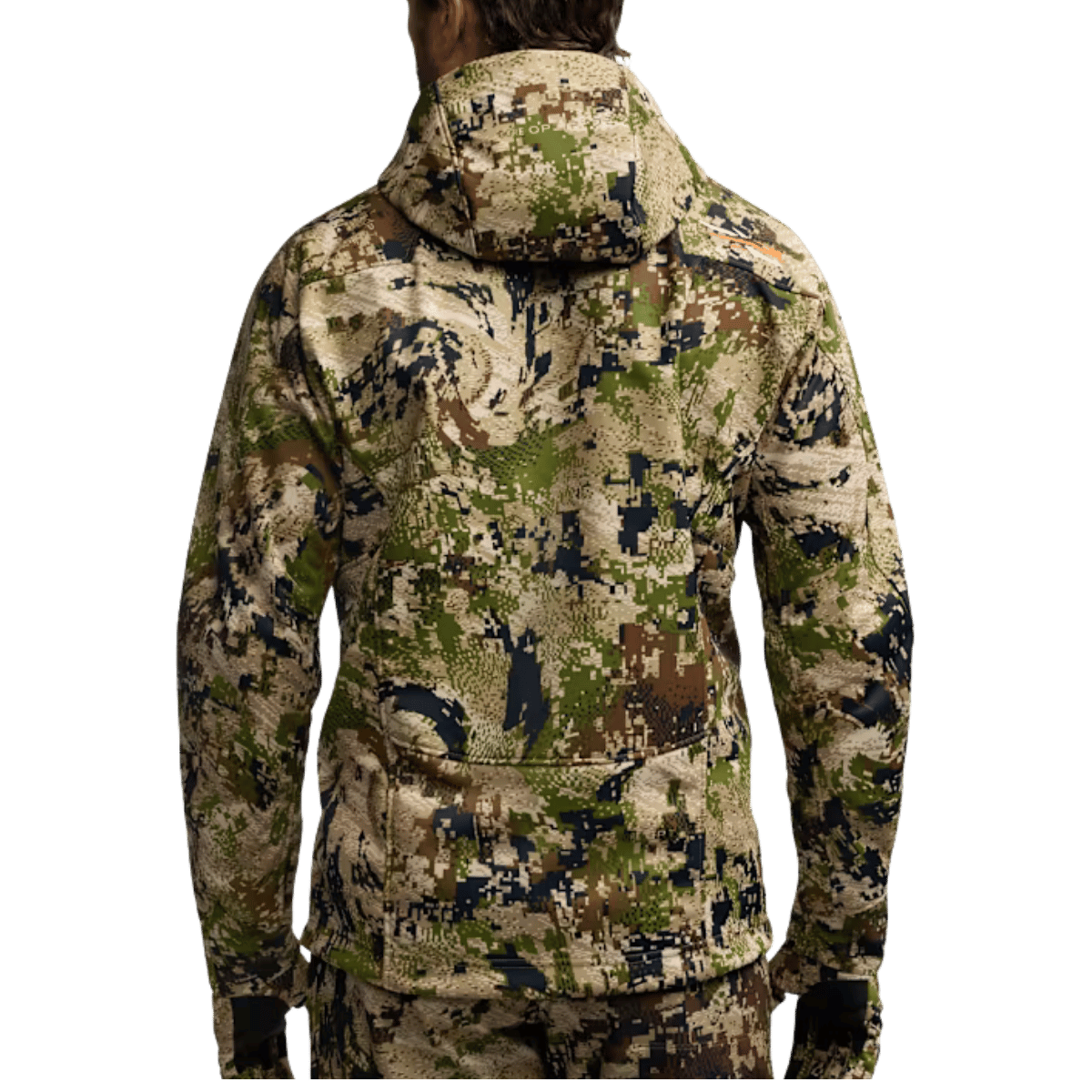 SITKA JETSTREAM JACKET - OPTIFADE SUBALPINE_2 - BACK VIEW (ON MODEL)