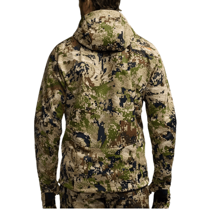 SITKA JETSTREAM JACKET - OPTIFADE SUBALPINE_2 - BACK VIEW (ON MODEL)