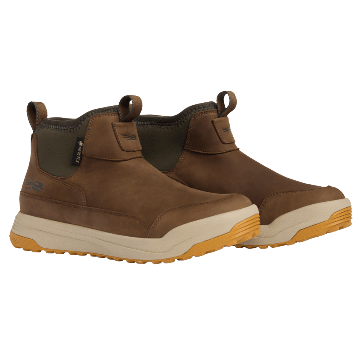 SITKA ROVER GTX SHORT LEATHER BOOT MUD PAIR VIEW