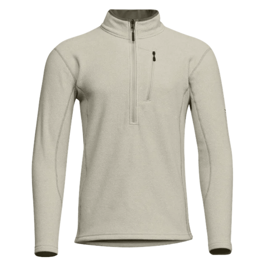 SITKA SNOWCREST 1/2 ZIP FLEECE OAK HEATHER