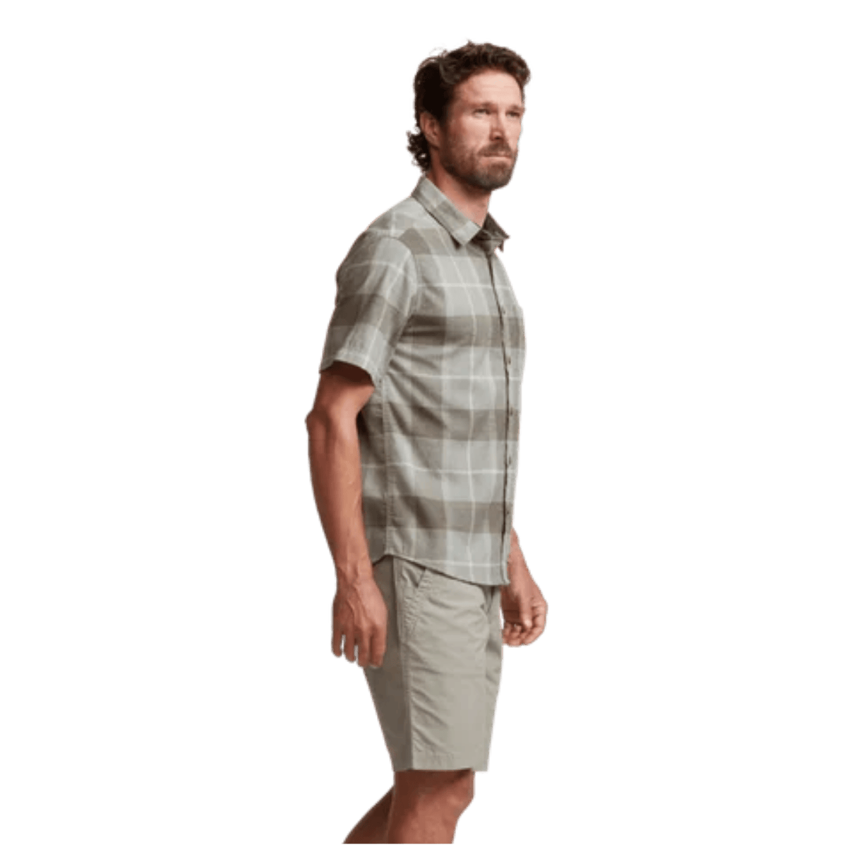 SITKA MEN'S TARMAC SHORT 10 - OAK - SIDE VIEW