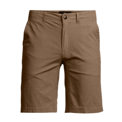 SITKA MEN'S TARMAC SHORT 10 - TOBACCO - FRONT VIEW