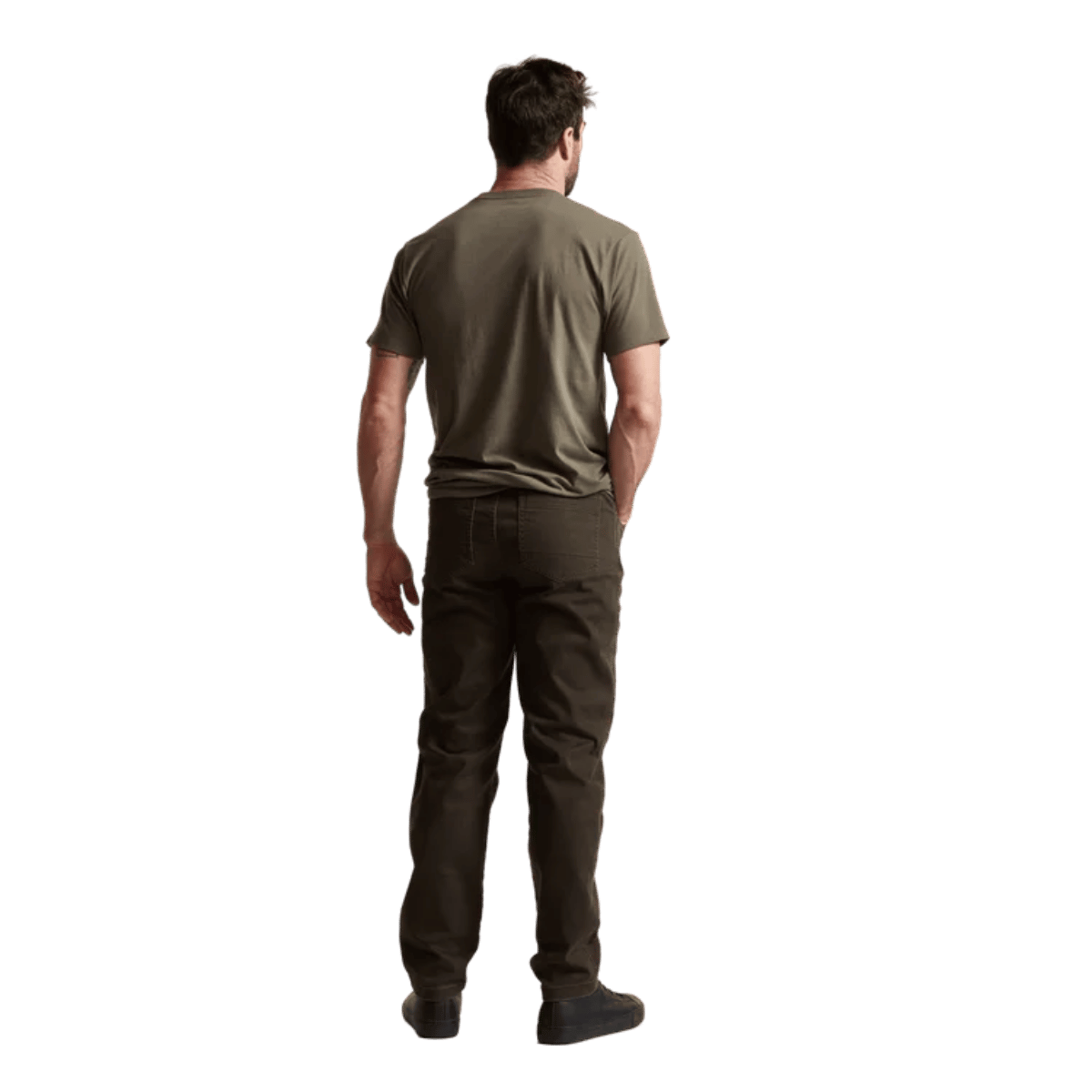 SITKA THREE SEASON PANT - EARTH_2 - BACK VIEW (ON MODEL)