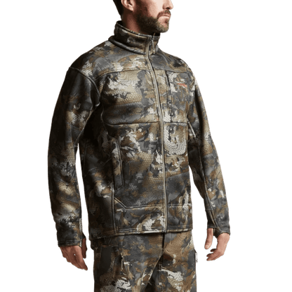 SITKA TRAVERSE JACKET - TIMBER_2 - SIDE VIEW (ON MODEL)