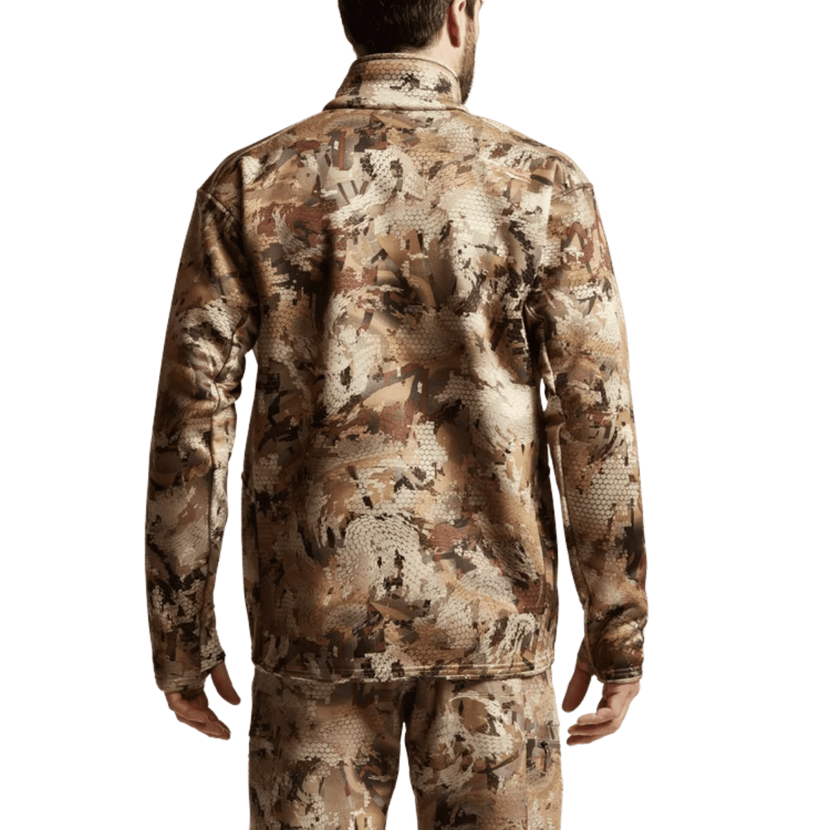 SITKA TRAVERSE JACKET - WATERFOWL MARSH_3 - BACK VIEW (ON MODEL)