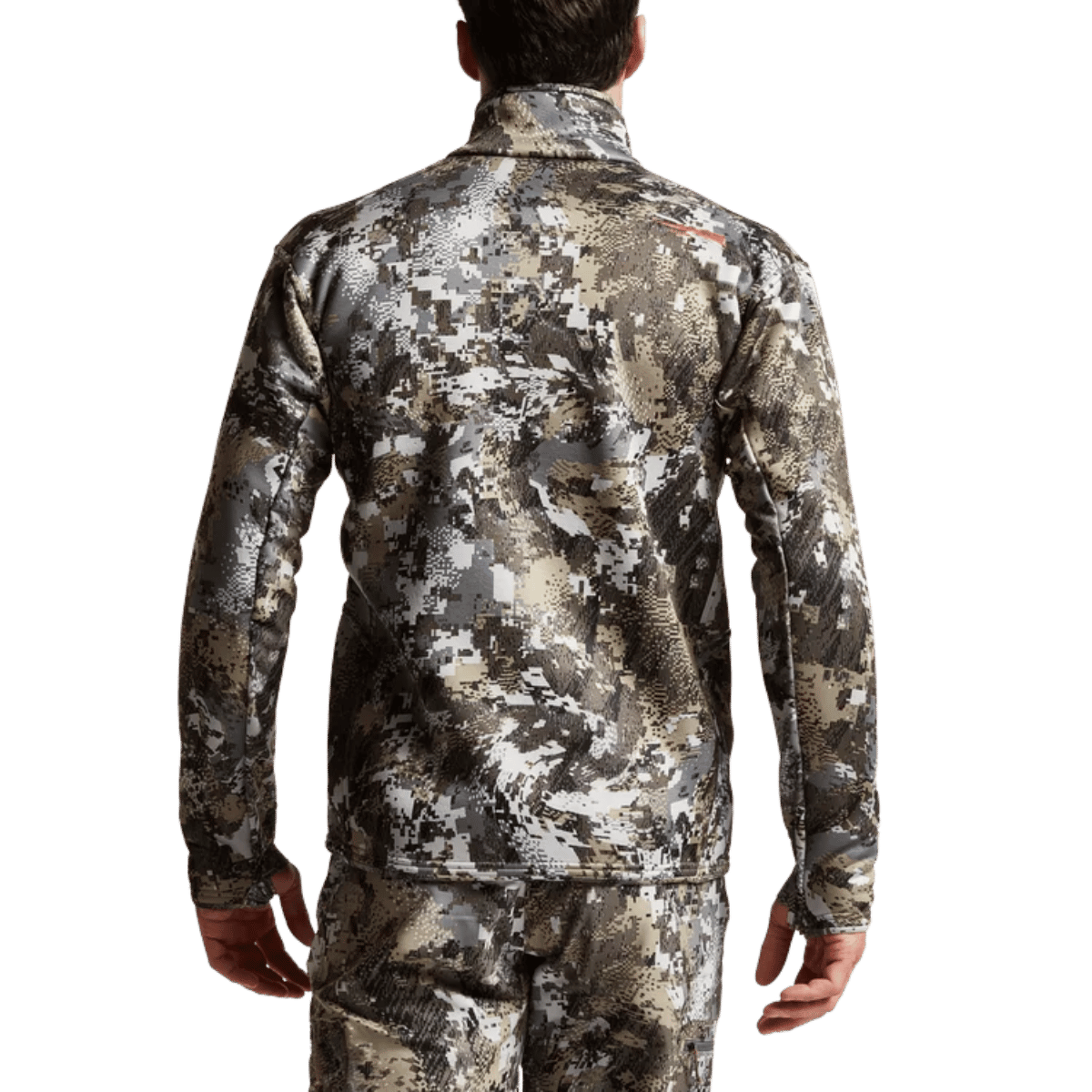 SITKA TRAVERSE JACKET - ELEVATED II_2 - BACK VIEW (ON MODEL)