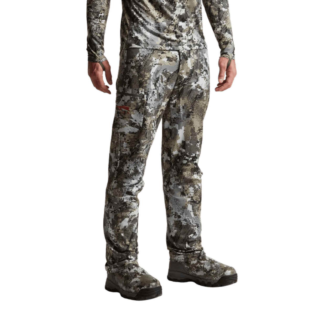 SITKA TRAVERSE PANT - ELEVATED II_2 - SIDE FRONT VIEW (ON MODEL)