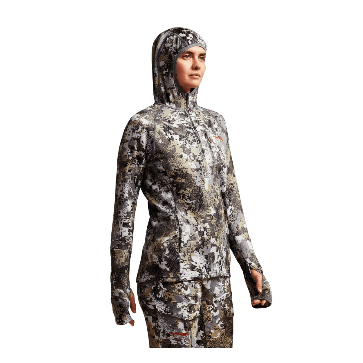 SITKA WOMEN'S FANATIC HOODY - ELEVATED II - SIDE VIEW