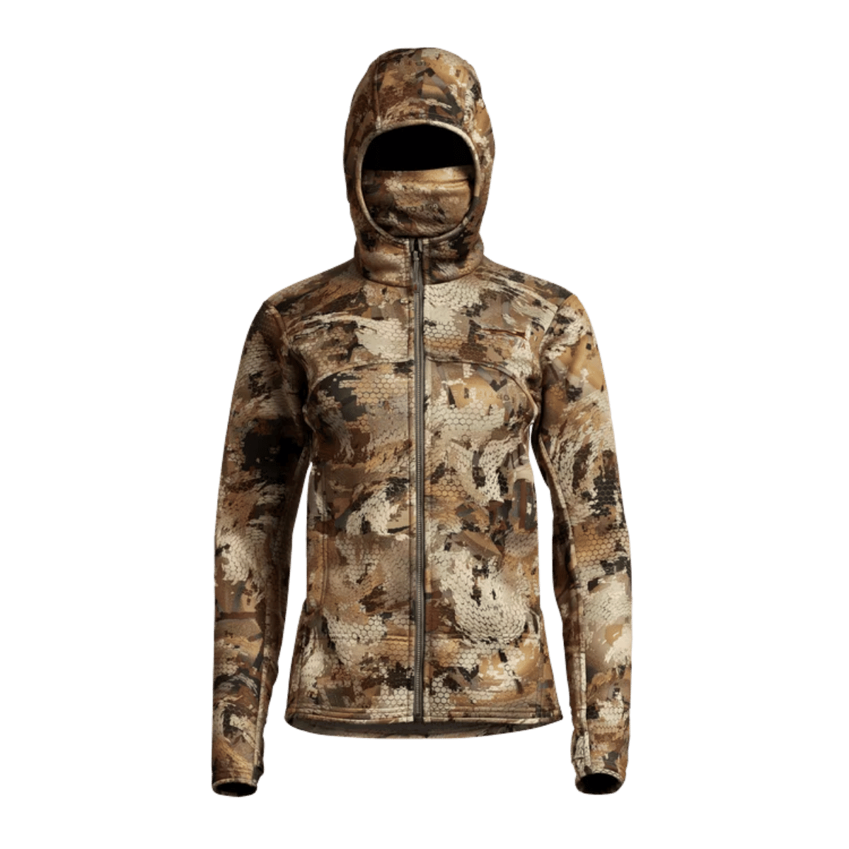 SITKA WOMEN'S TRAVERSE HOODIE - WATERFOWL MARSH_3 - FRONT VIEW