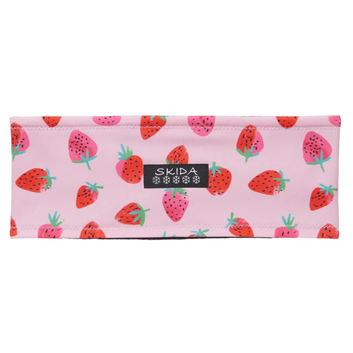 SKIDA ALPINE FLEECE-LINED HEADBAND STRAWBERRY FIELDS