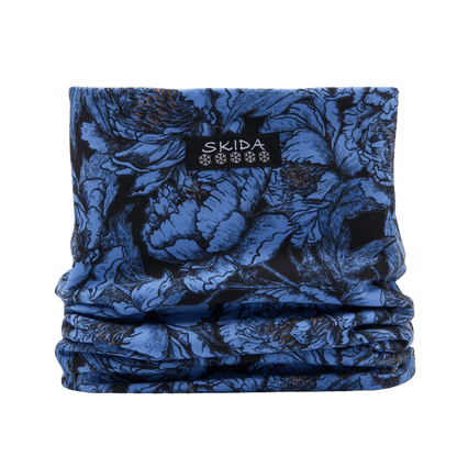 SKIDA ALPINE FLEECE LINED NECKWARMER W/ UPF 50+ - SAPPHIRE