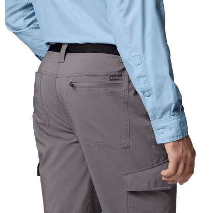 COLUMBIA SKIEN VALLEY CARGO PANTS - CITY GREY BACK POCKET
