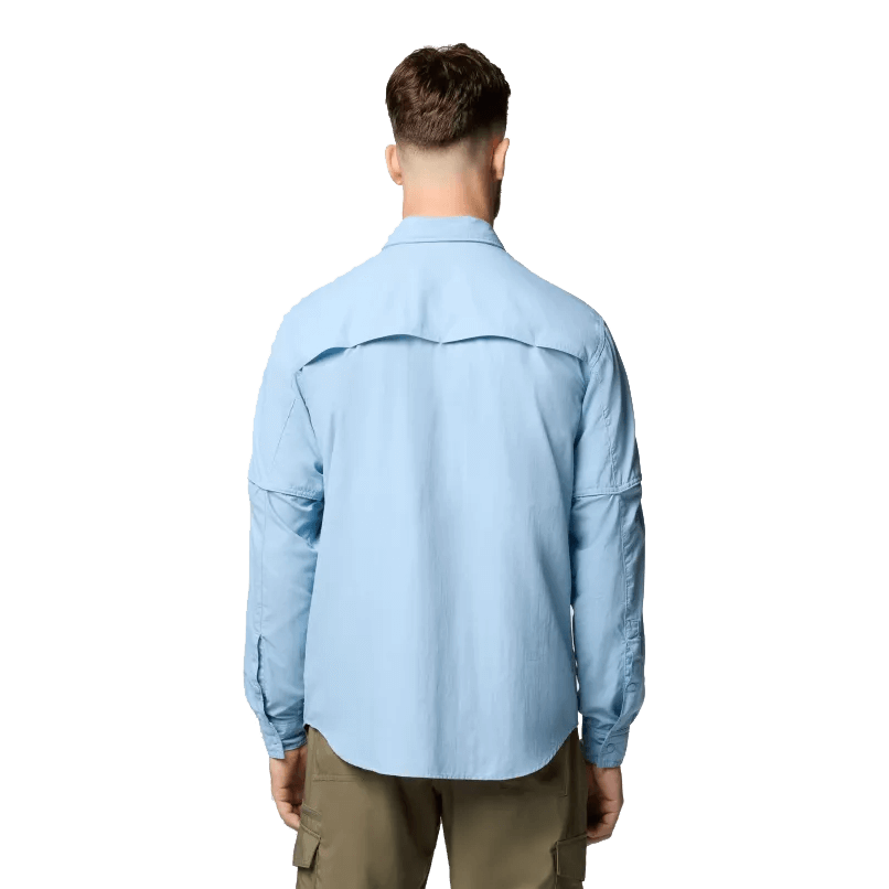 COLUMBIA SKIEN VALLEY LONG SLEEVE SHIRT - RIPPLE BLUE BACK