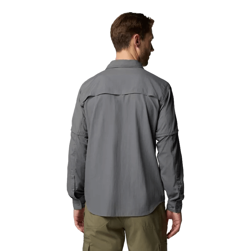 COLUMBIA SKIEN VALLEY LONG SLEEVE SHIRT - CITY GREY BACK