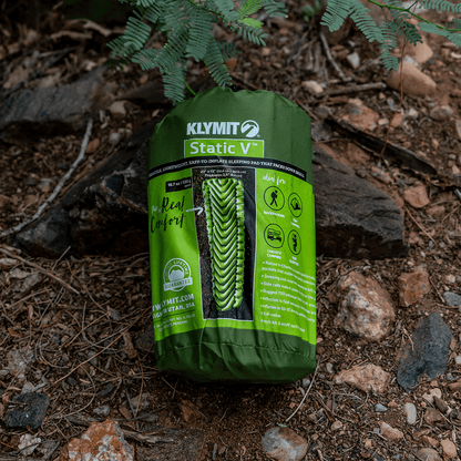 KLYMIT STATIC V SLEEPING PAD - GREEN BAG