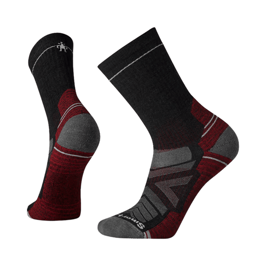 SMARTWOOL HIKE LIGHT CUSHION CREW SOCKS - CHARCOAL