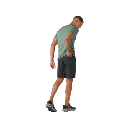 SMARTOOL MEN'S 8" SHORTS - BLACK - BACK VIEW