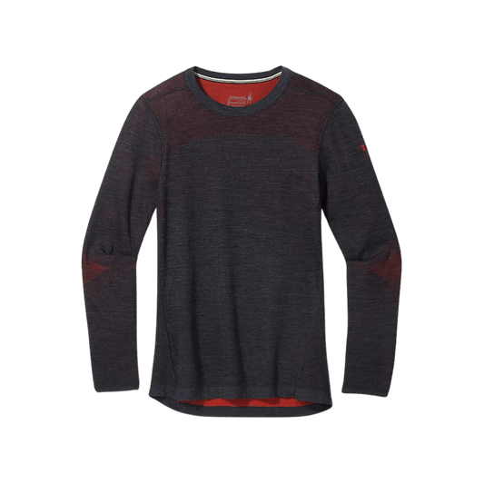 SMARTWOOL MEN'S INTRAKNIT THERMAL MERINO 200 BASE LAYER CREW - CHARCOAL HEATHER