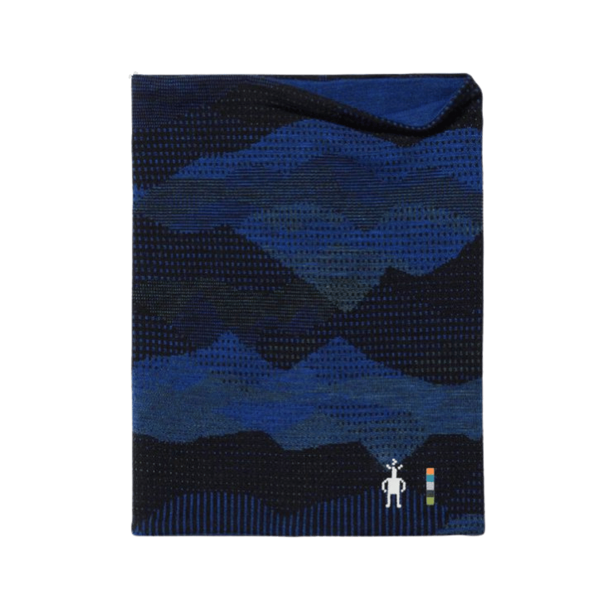 SMARTWOOL THERMAL MERINO REVERSIBLE PATTERN NECK GAITER - 1 FM - BLUEBERRY HILL MOUNTAIN