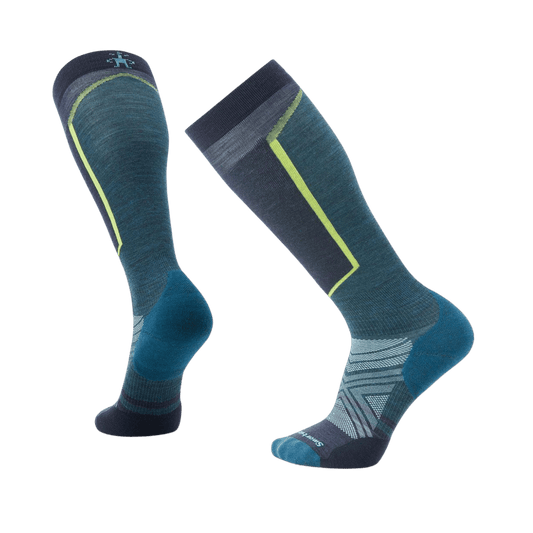 SMARTWOOL SKI TARGETED CUSHION OTC SOCKS - TWILIGHT BLUE
