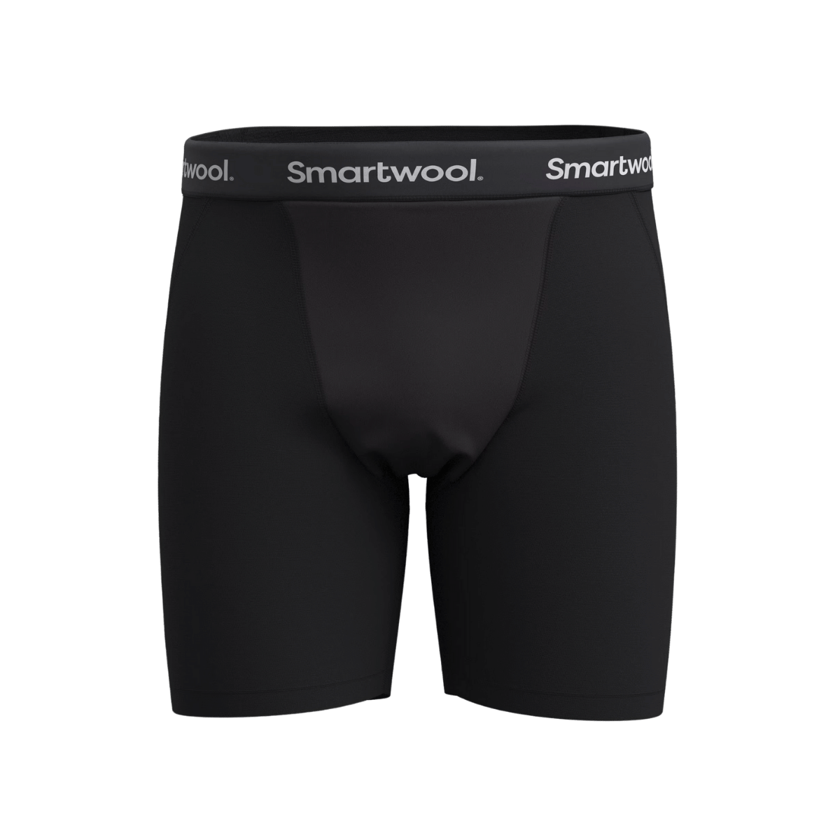 SMARTWOOL MEN'S WIND BOXER BRIEF - BLACK - PRODUCT DETAIL VIEW