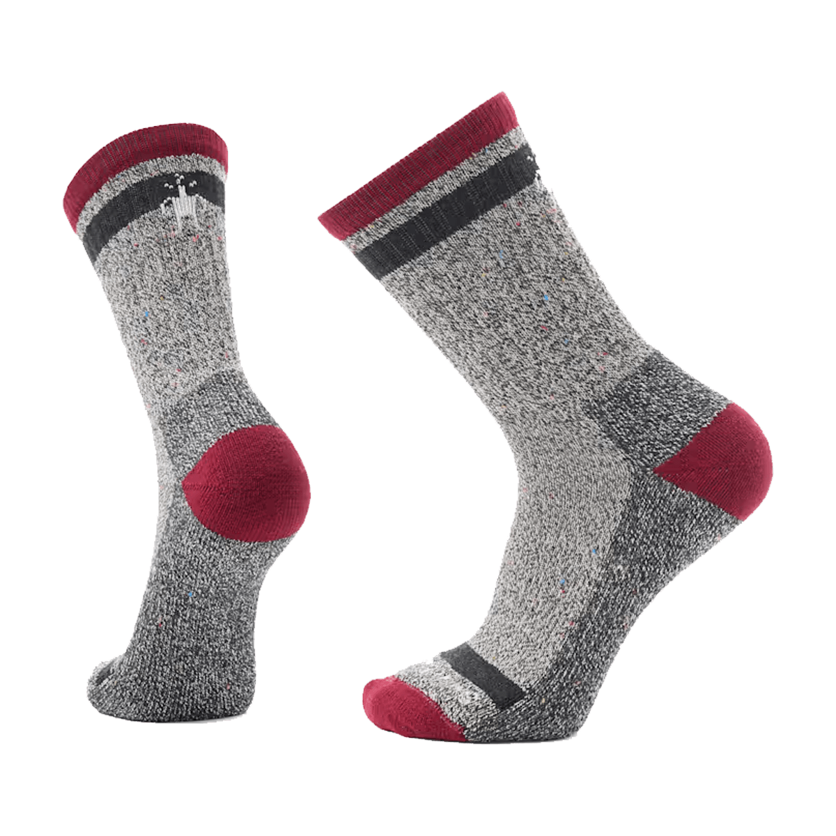 Smartwool Unisex Everyday Larimer Crew Socks Tibetan Red
