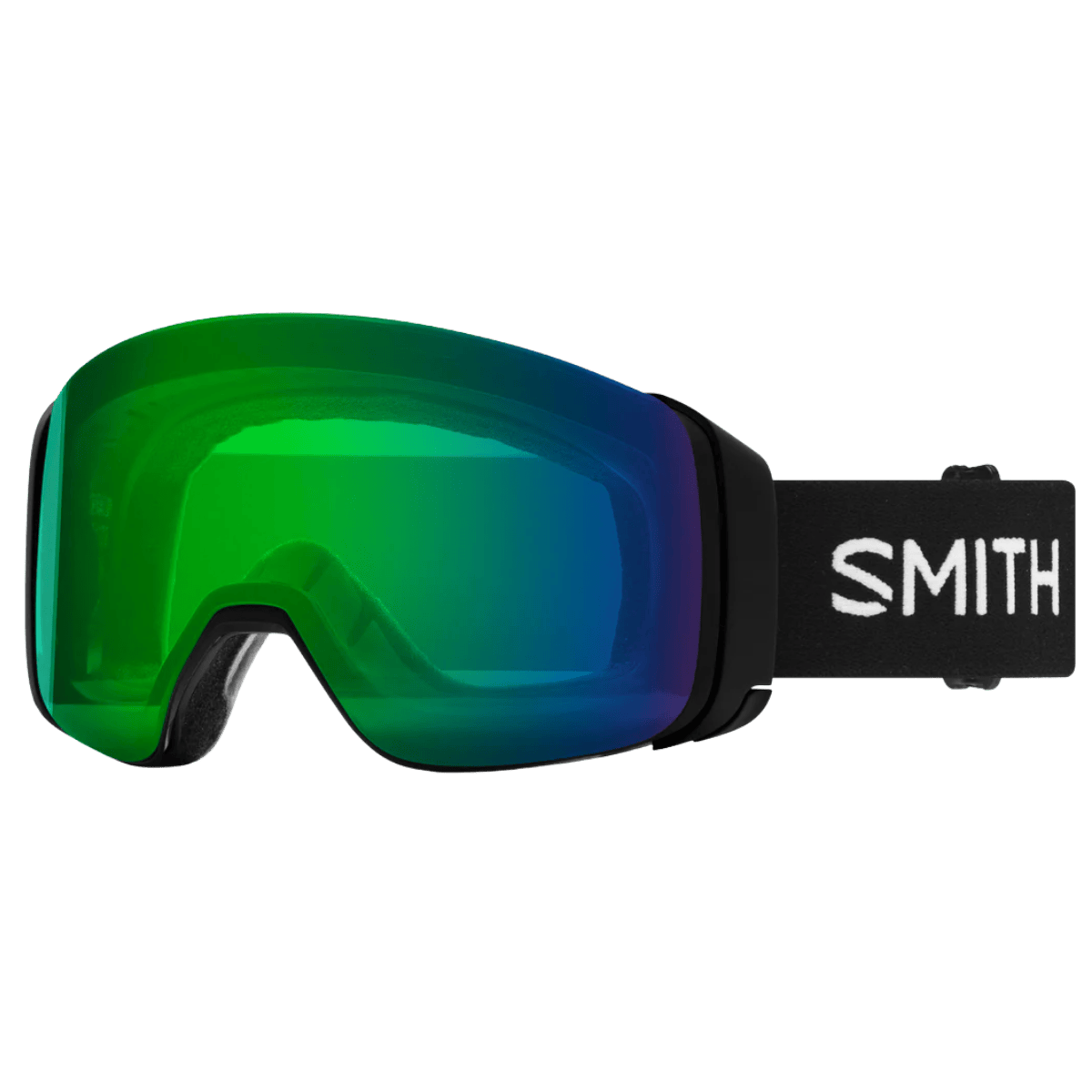 SMITH 4D MAG GOGGLES - BLACK | CHROMAPOP EVERYDAY GREEN MIRROR