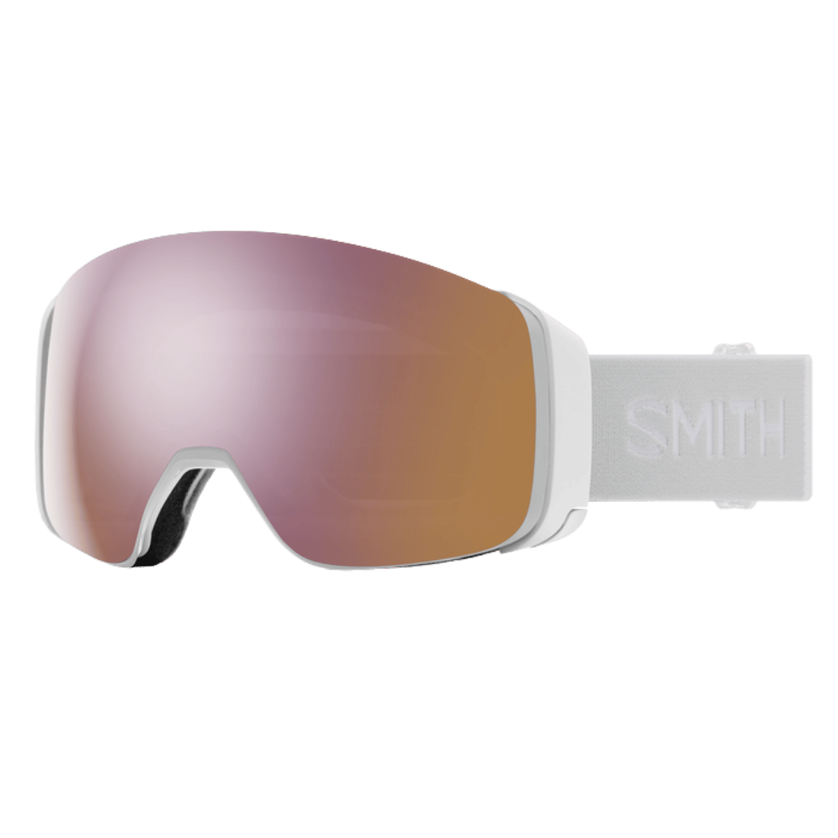 SMITH 4D MAG GOGGLES - WHITE VAPOR | CHROMAPOP ROSE GOLD MIRROR