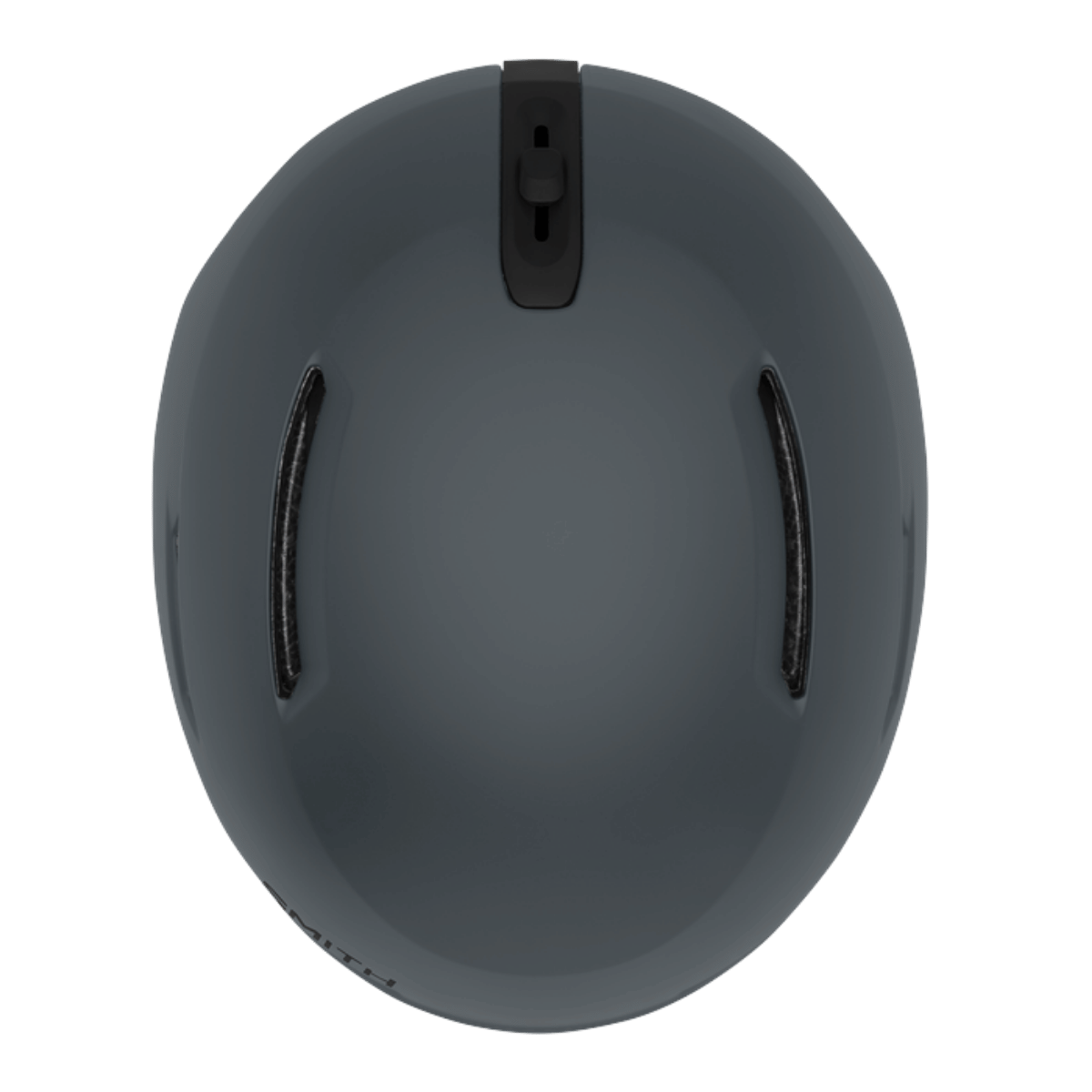 SMITH ADULT UNISEX ALTUS MIPS HELMET - MATTE SLATE/BLACK - TOP VIEW