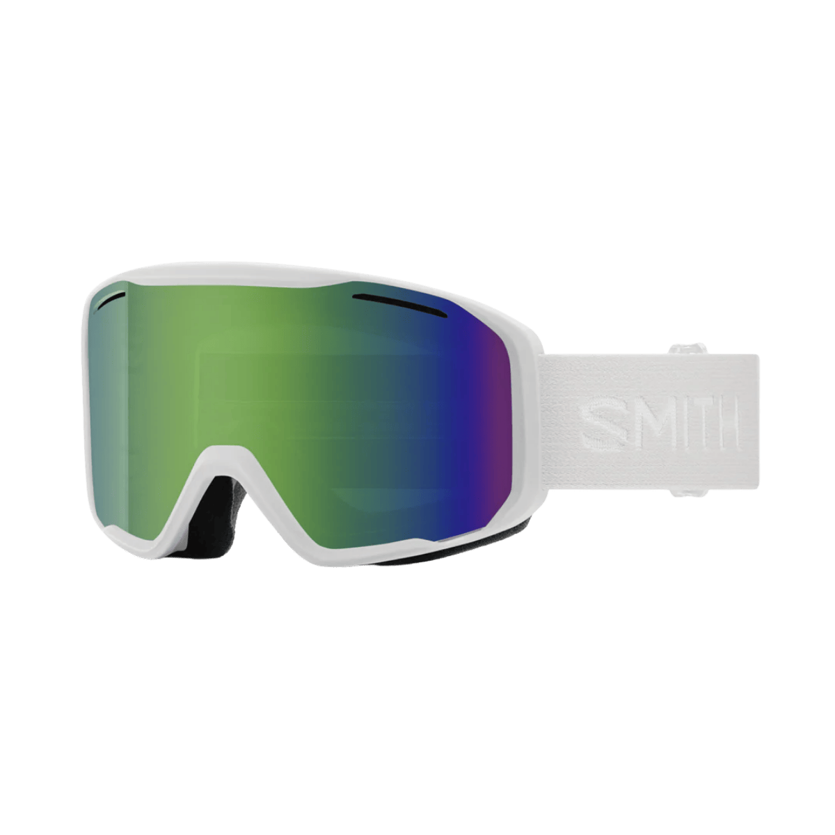 SMITH BLAZER GOGGLE - WHITE - GREEN SOL-X MIRROR