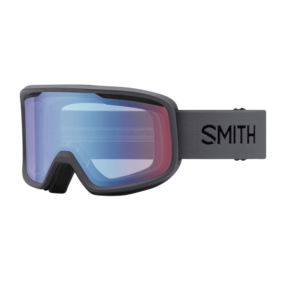 SMITH FRONTIER GOGGLE - CHARCOAL - BLUE SENSOR MIRROR
