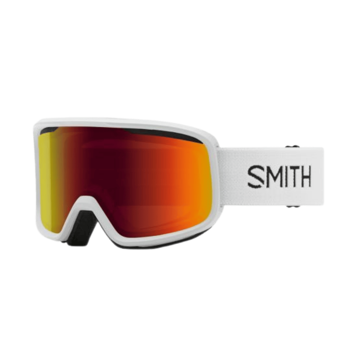 SMITH FRONTIER GOGGLE - WHITE - RED SOL X MIRROR