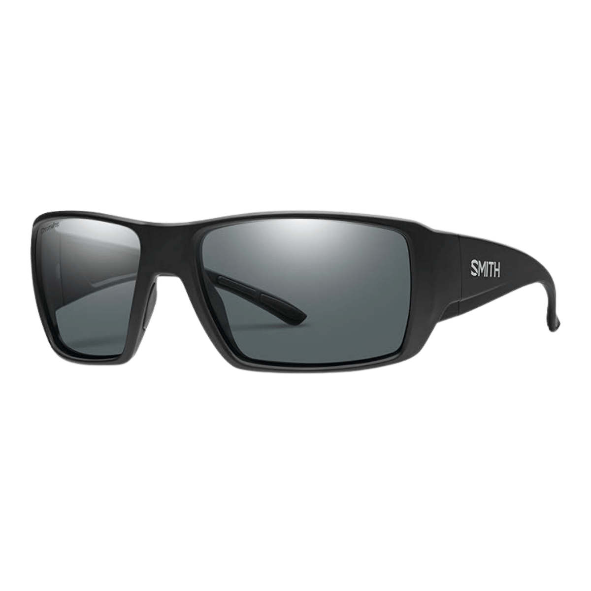 SMITH GUIDE'S CHOICE XL SUNGLASSES - MATTE BLACK - SIDE FRONT VIEW