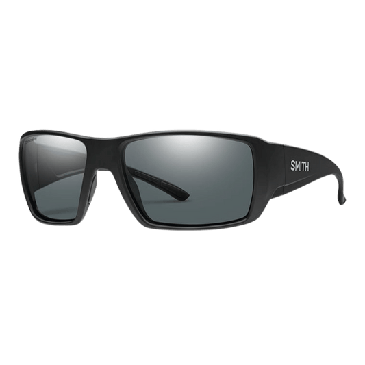 SMITH GUIDE'S CHOICE XL SUNGLASSES - MATTE BLACK - SIDE FRONT VIEW