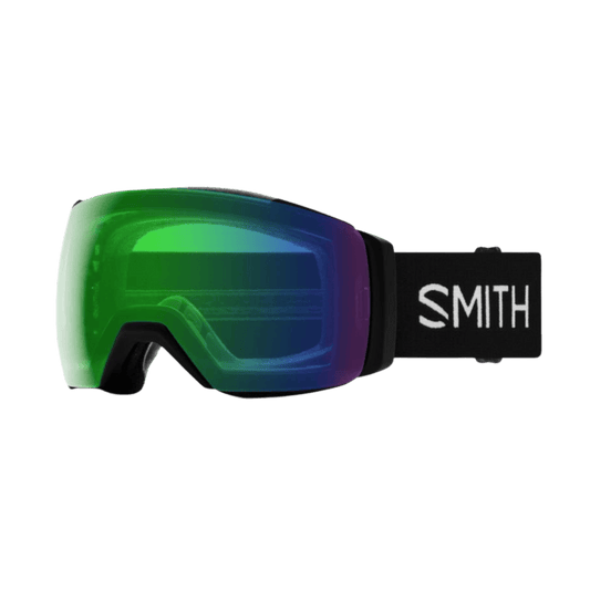 SMITH IO MAG XL GOGGLE - BLACK -  CHROMAPOP EVERYDAY GREEN MIRROR