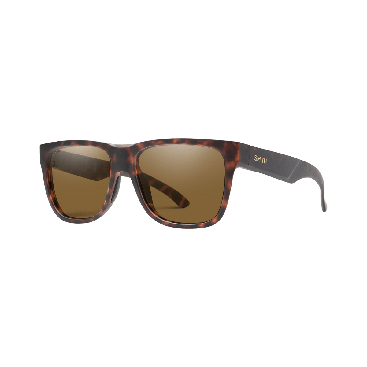 SMITH LOWDOWN 2 SUNGLASSES - MATTE TORTOISE - CP POL BRN