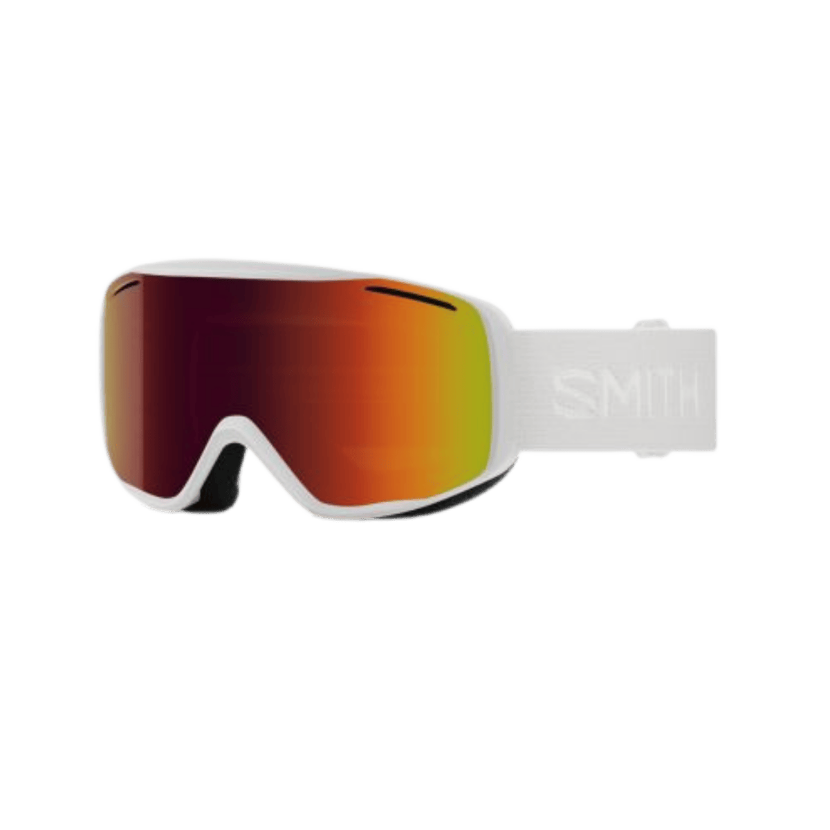 SMITH UNISEX ADULT RALLY GOGGLES - WHITE | RED SOL-X MIRROR