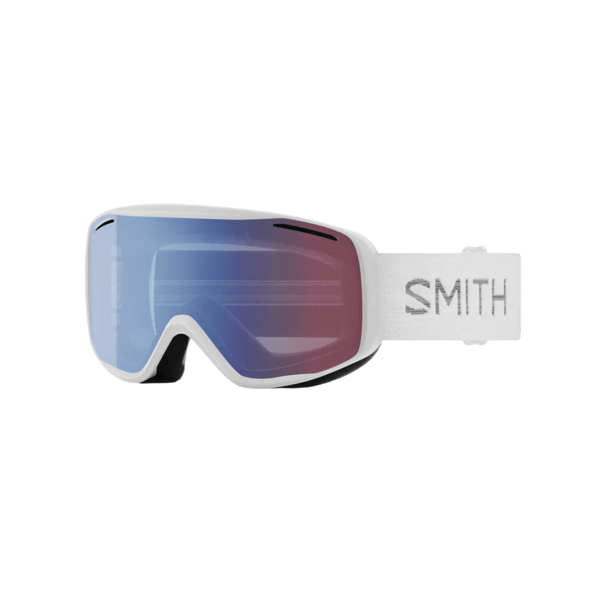SMITH UNISEX ADULT RALLY GOGGLES - WHITE CHUNKY KNIT | BLUE SENSOS MIRROR